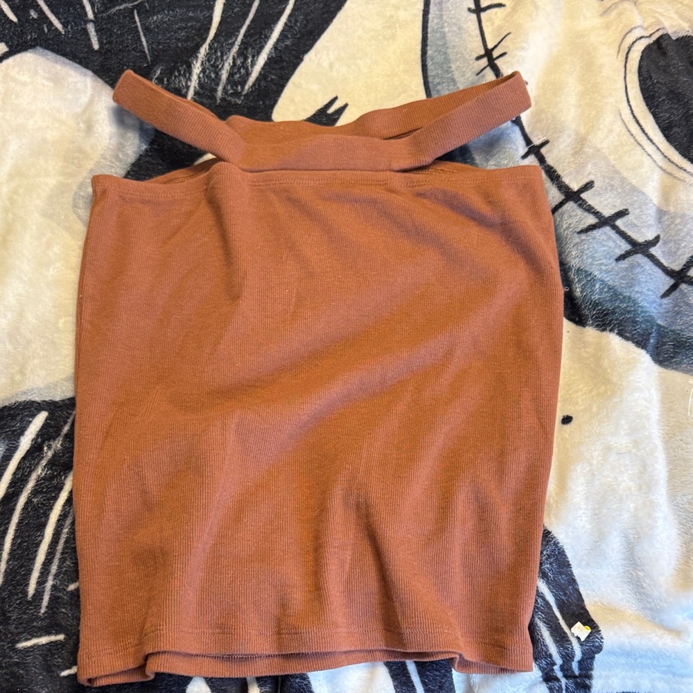 BP Rust Pencil Skirt